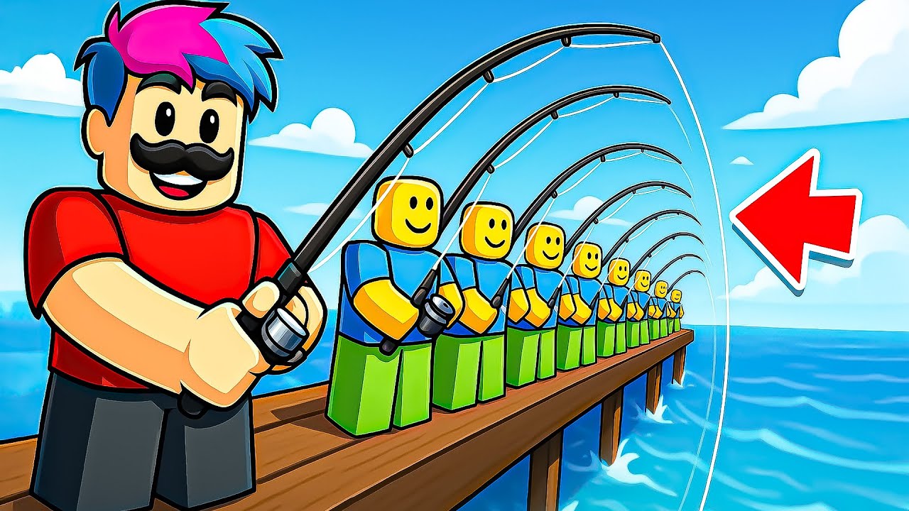 Zarabiam MILIONY $ Łowiąc Ryby w Roblox