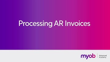 MYOB Advanced Sales Invoice processing