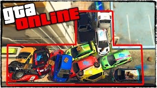 ТЕТРИС ИЗ МАЛЕНЬКИХ МАШИН В ГТА 5 (GTA 5 ONLINE ГОНКИ, ЭПИК, СМЕШНЫЕ МОМЕНТЫ)