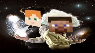 Альберт Энштейн и Никола Тесла мем маинкрафт. Minecraft mem
