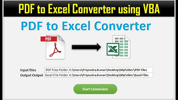 PDF to Excel Converter in Excel VBA