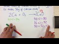 Calculating masses in reactions  p27 chem