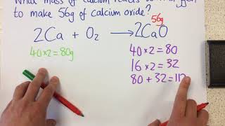 Calculating masses in reactions - p27 (Chem) screenshot 3