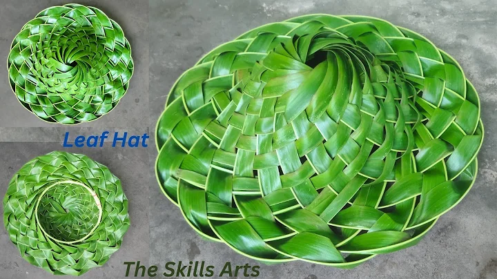 Tourist Special Hat / Best Hat For Travel 👒 / Make Coconut Leaf Hat In Summer Season🌞🏖️  / #hat #cap