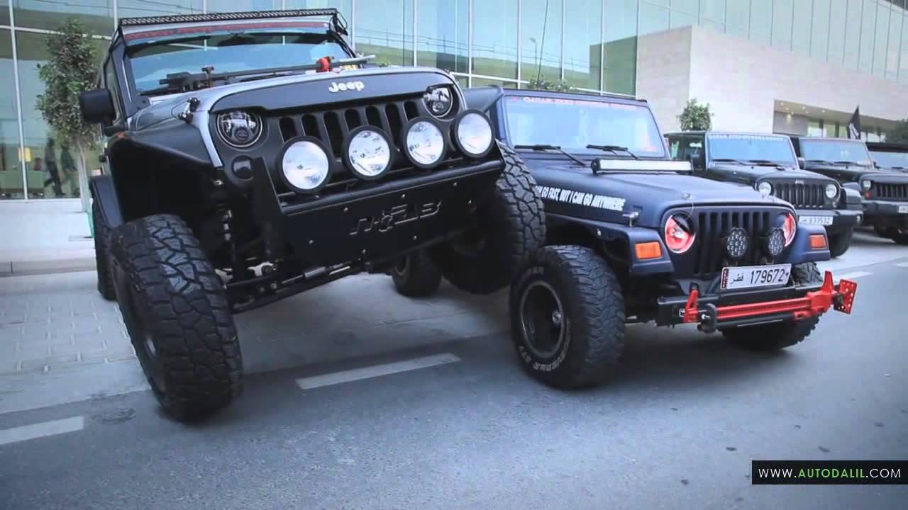 Qatar Motor Show 2015 / Qatar Jeep Wranglers Owners