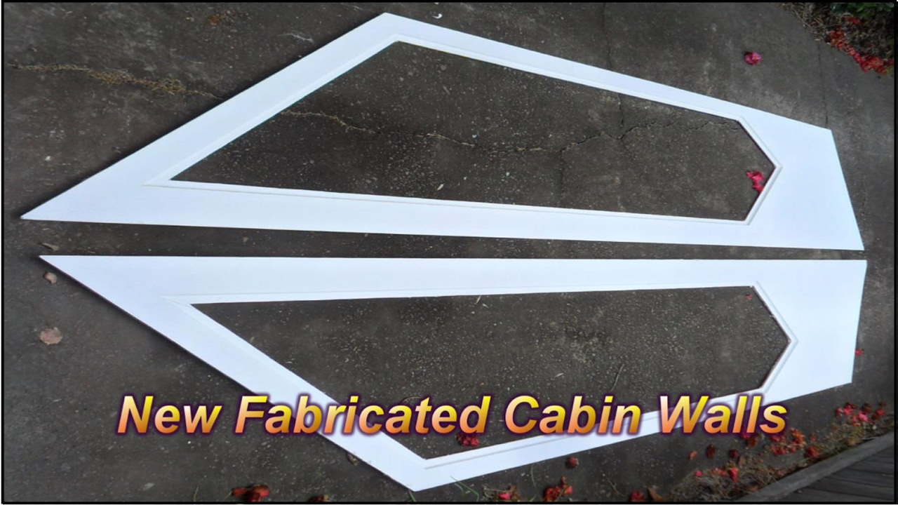 Fabricating New Boat Cabin Walls YouTube