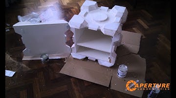 Creation of the weighted companion cube - Portal