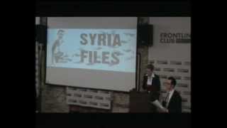 WikiLeaks: The Syria Files (Press Conference)
