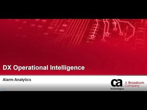 DX Operational Intelligence: Alarm Analytics