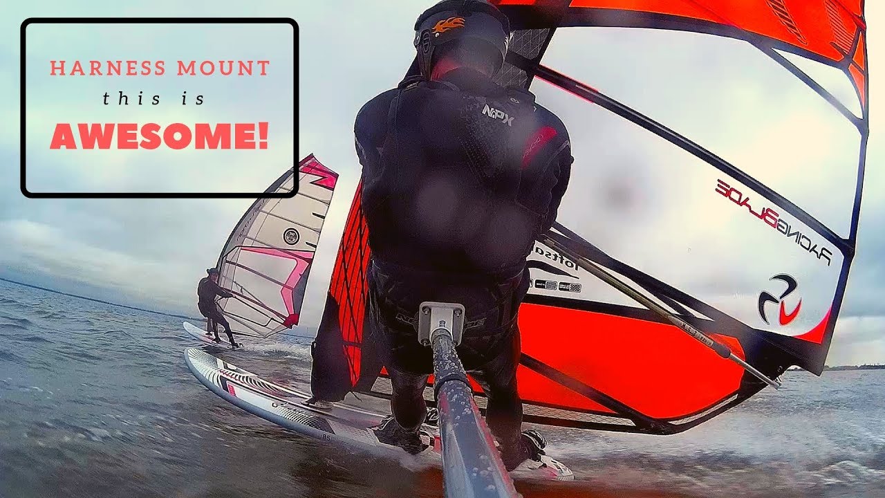 GoPro Windsurfing Harness Mount and Helmet cam YouTube