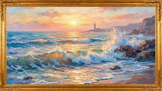 Painting an Impressionist Sunrise Seascape Loose Brushwork Oil Technique
