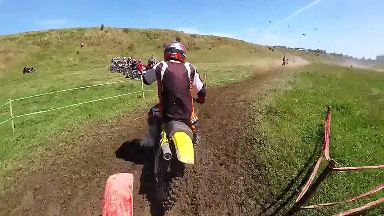 Vintage Motocross xr250 chasing yz250 (old thumpers)