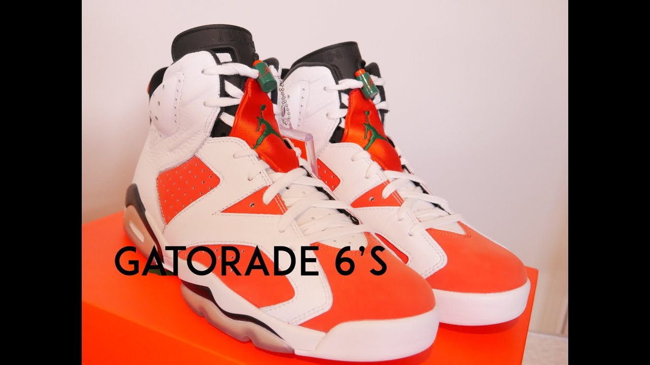AIR JORDAN 6 GATORADE "BE LIKE MIKE" UNBOXING AND REVIEW