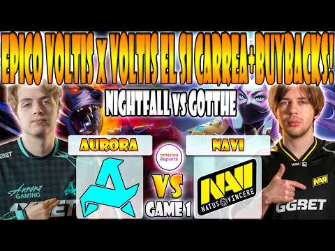 NAVI vs AURORA BO3[GAME 1] NIGHTFALL, MIKOTO vs GOTTHEJUICE, NIKU - DREAMLEAGUE SEASON 29 - DOTA 2