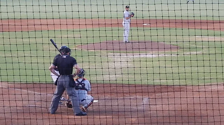 Danny Mendick vs LHP Brian Gonzalez, full AB Infield Hit, 6-25-2016