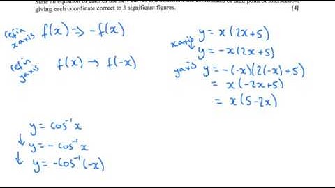 OCR C3 June 2016 q7iii - A Level - Combined Transformations