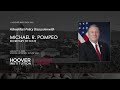 A Policy Discussion with U.S. Secretary of State Michael R. Pompeo