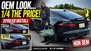 Jaguar F-Type Rear Spoiler Installation | OEM Look for a Fraction of the Cost Jaguar F Type Aftermarket Spoiler