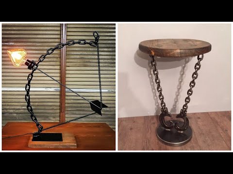 100+ amazing DIY ideas: table lamps, watches and stools handcraft!