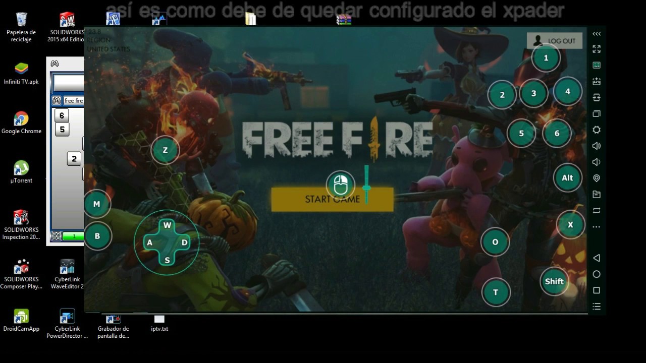 Como Configurar MANDO en FREE FIRE para PC con cualquier ...