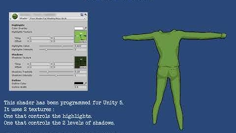 "Anime" Shader : Preview in Unity 5 - Made by MaximeBolduc