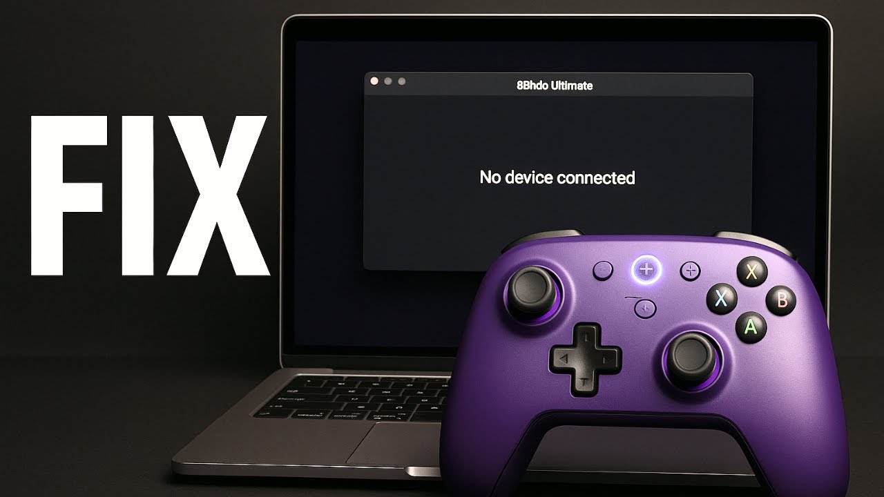 How To Fix 8BitDo Ultimate Software Not Recognising Controller - YouTube