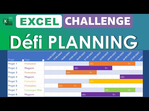 Excel Défi Planning