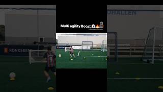 Boost your speed and coordination with multi-mix agility training. #Football #Soccer #FootballFun