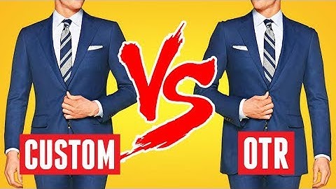 Custom Vs Off-The-Rack Men