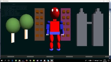 Spiderman 3D OpenGL Project FCG