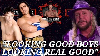 Paul London shoots on Michael Hayes watching him and Brian Kendrick shower