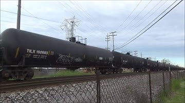 Best K5LA Train Horn Show In Mentor Ohio On CSX AC4400CW #345 - Ethanol In May 2017