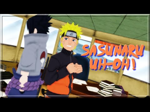 [MMD] SasuNaru- Kiss  (Motion By Mahlazer)