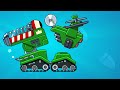 Куча танков в бесплатных сундуках Hills of Steel 4 года! 2D games Clone Tanks #1