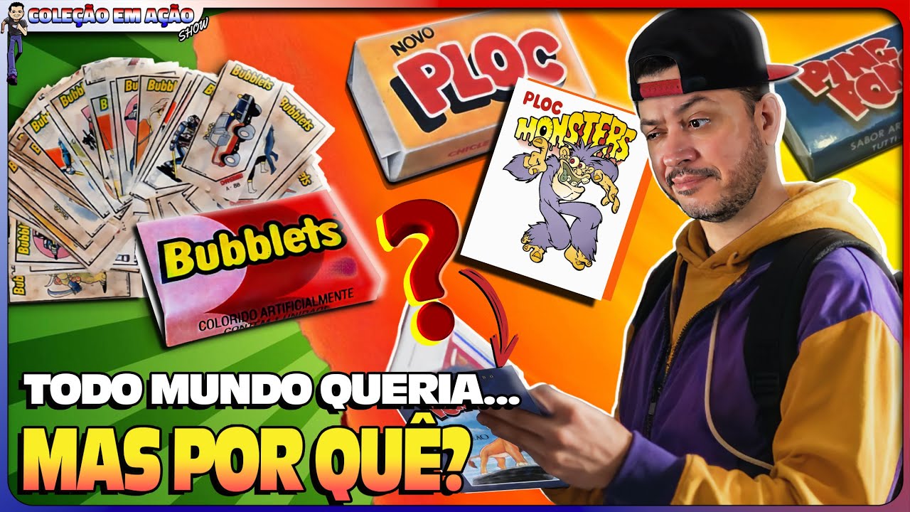 Figurinhas de chiclete que marcaram a nossa infância!