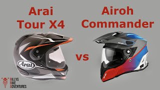 Arai Tour X4 vs Airoh Commander