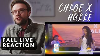 CHLOE x HALLE - FALL - LIVE (double) | REACTION