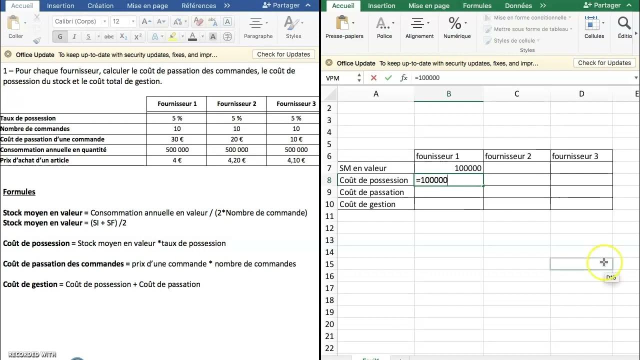 Gestion Opérationnelle Bts Mco Sujet Corrigé Gestion opérationnelle BTS MCO, CH 3.1 = coût de gestion, coût de