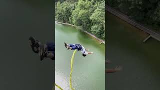 Bungee Jumping With Rope In Beautiful Place, :$ Asmr Bungee Jumping #shorts