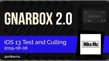 Gnarbox 2 | Testing, Culling and Selects App with iOS 13 beta