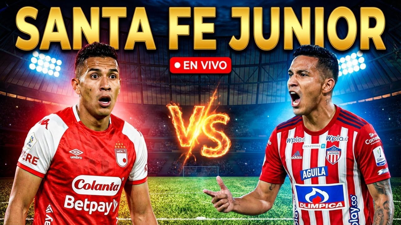 🔴 EN VIVO | Santa Fe vs Junior | Liga BetPlay 2026 | Relato y Reacción ...