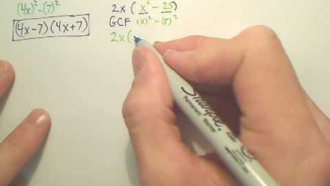 5.4b Factoring Quadratic Expressions - Algebra 2