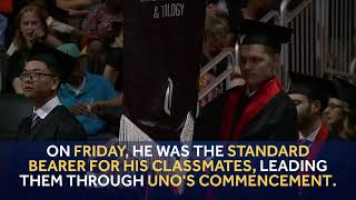 UNO student battling cancer receives commencement honor