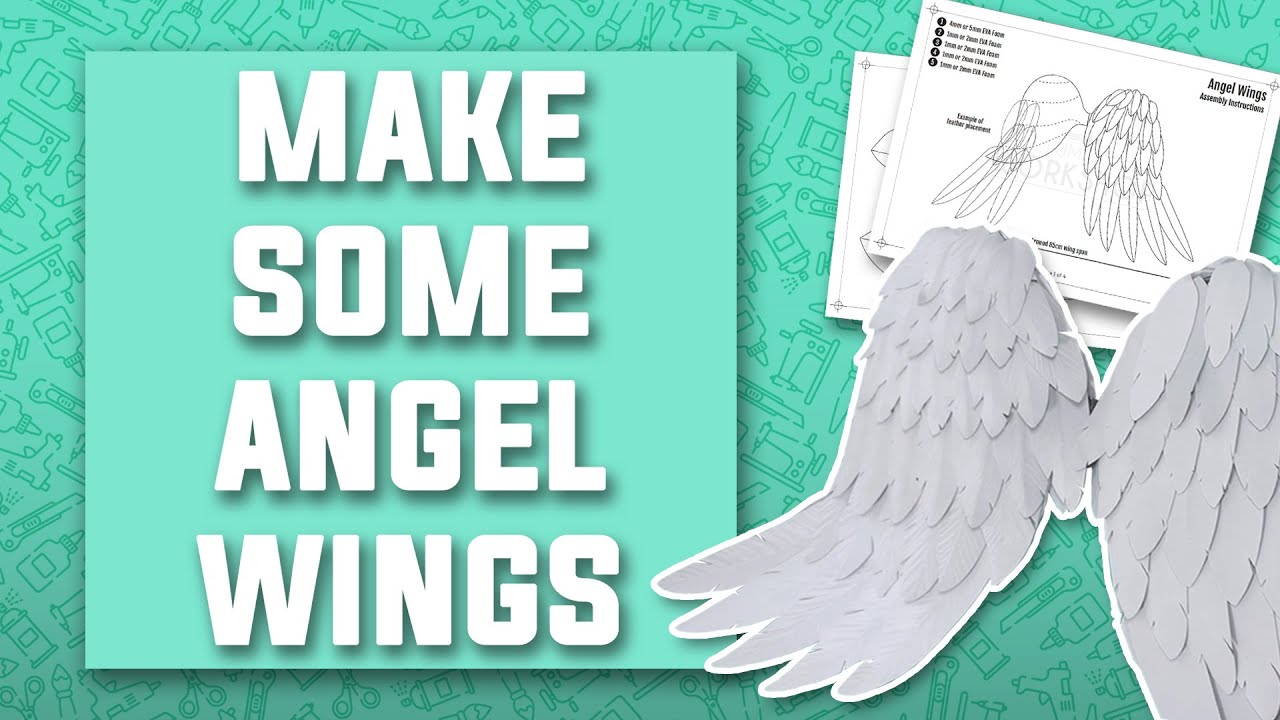 Eva Foam Angel Wings for cosplay! YouTube