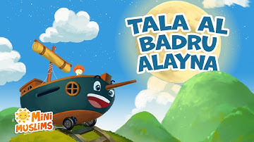 Tala Al Badru Alayna 🌕 Mawlid Song for Kids 💚 MiniMuslims