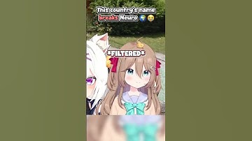 She got FILTERED by that country’s name 🌍💀😂