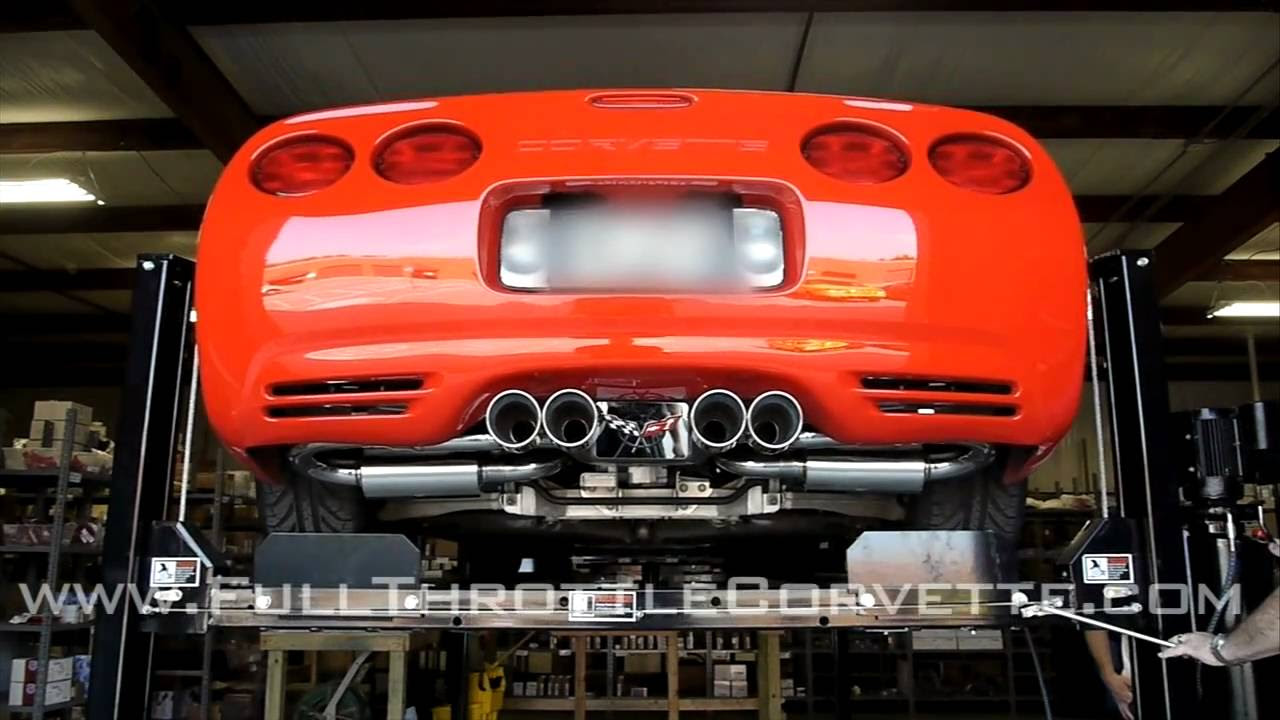 Corvette C5 Z06 Stock Exhaust vs Borla Stingers Upgrade and