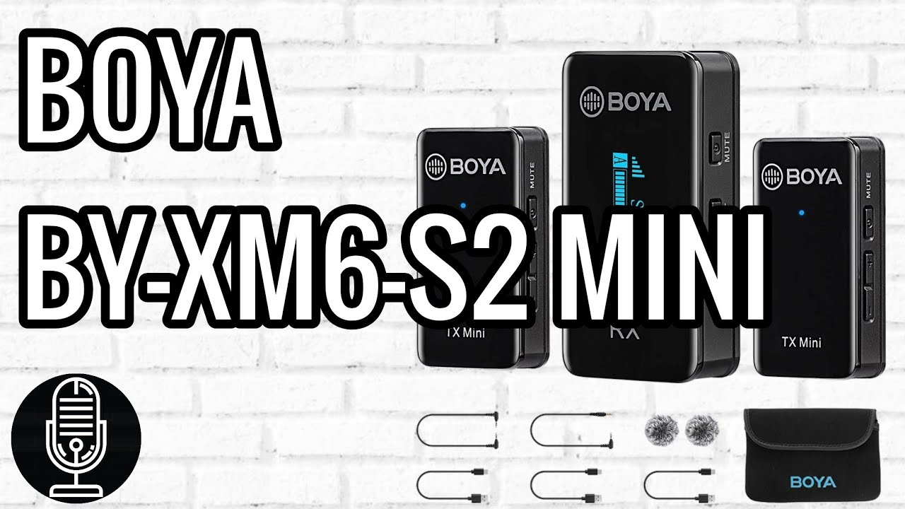 BOYA - BY-XM6-S2 Mini - A 2 Mic Wireless System That Is TINY - Demo / Review