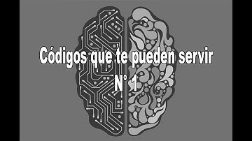 Codigos que te ayudarán || Números a letras