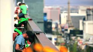 World Record Slackline Megastunt